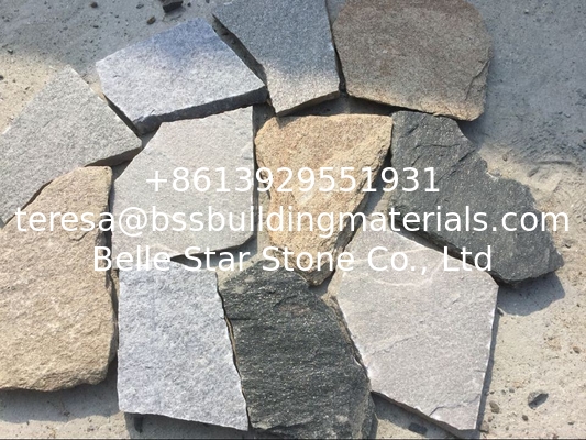Granite &amp; Quartzite Random Flagstone,Crazy Stone,Irregular Random Flagstones,Flagstone Wall