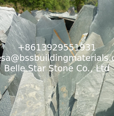 Green Slate Random Flagstone,Crazy Stone,Irregular Random Stone for Walkway/Driveway
