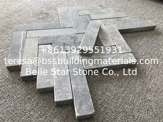 Blue Limestone Antique Bricks,Strip Stones,Tumbled Tiles,Floor Tiles,Wall Tiles