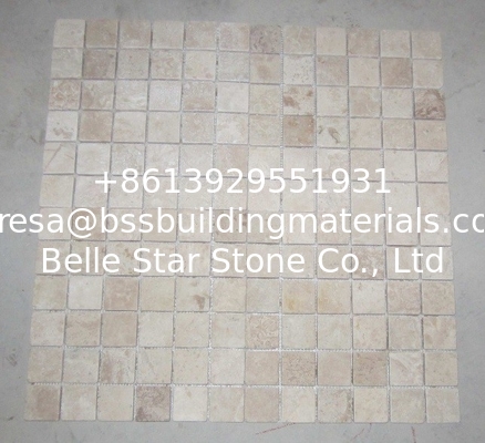Beige Travertine Mosaic,Stone Mosaic Tiles,Mosaic Wall Stone,Marble Mosaic Tile