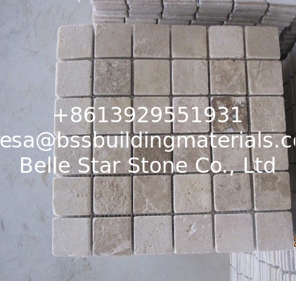 Chinese Travertine Mosaic,Stone Mosaic Tiles,Mosaic Wall Stone,Marble/Limestone Mosaic Tile