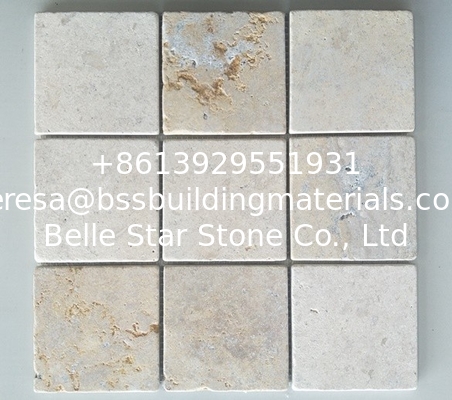 Beige Travertine Mosaic,Stone Mosaic Tiles,Marble Mosaic,Limestone Mosaic,Mosaic Wall Stone