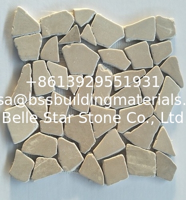 Travertine Gravel Mosaic,Stone Mosaic Tiles,Coffee Wall Mosaic,Coffee Mosaic Wall Stone