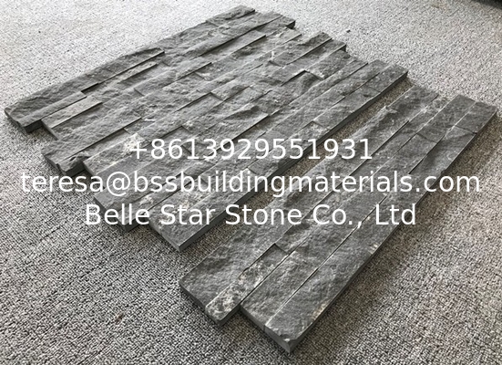 Blue Limestone Stacked Stone,Ledger Panels,Thin Stone Veneer,Black Zclad Stone Panels