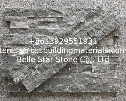 Blue Limestone Stacked Stone,Ledger Panels,Thin Stone Veneer,Black Zclad Stone Panels