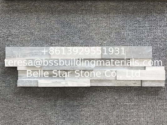 Blue Marble 3D Stone Panels,Z Stone Cladding,Light Grey Culture Stone,Stacked Stone Veneer