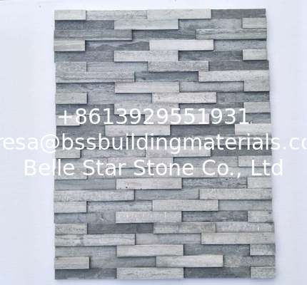 Blue Marble 3D Ledger Panels,Light Grey Culture Stone,Stacked Stone Veneer,Stone Cladding