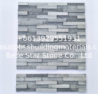 Blue Marble 3D Ledger Panels,Light Grey Culture Stone,Stacked Stone Veneer,Stone Cladding