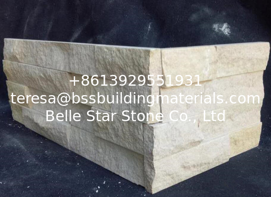 White Sandstone Ledgestone,White Culture Stone,Stacked Stone Panels,Stone Cladding