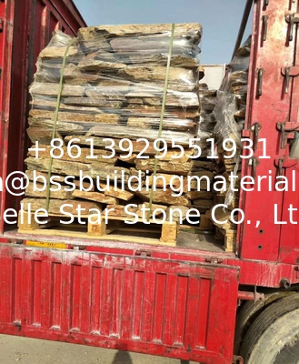 Rusty Slate Retaining Wall,Multicolor Slate Wall Stone,Natural Slate Landscaping Wall