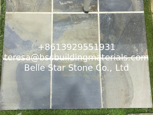 Chinese Slate Pavers,Black Slate Tiles,Split Face Slate Patio Stones,Walkway,Driveway